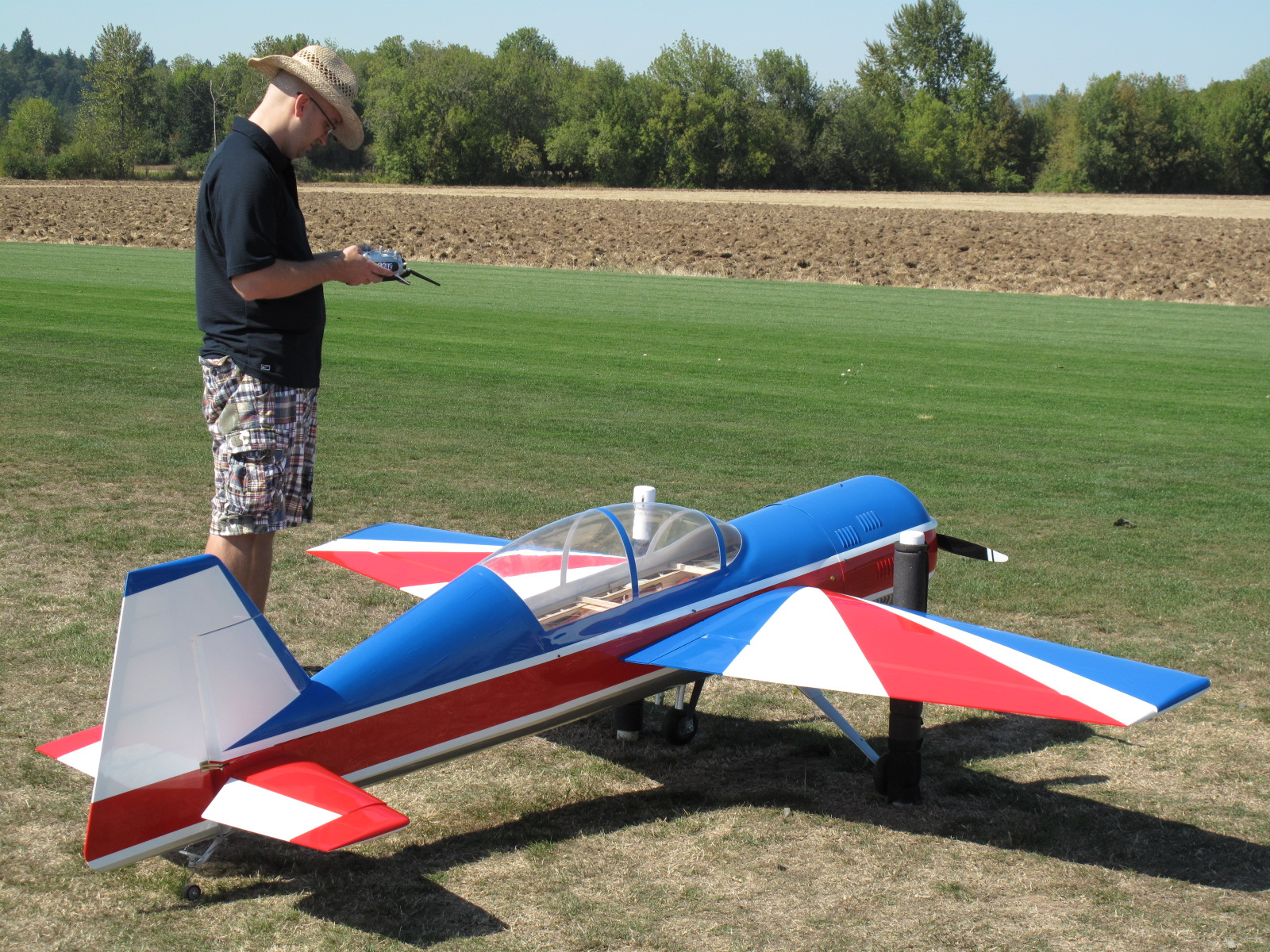 Giant scale Russian Thunder R/C model